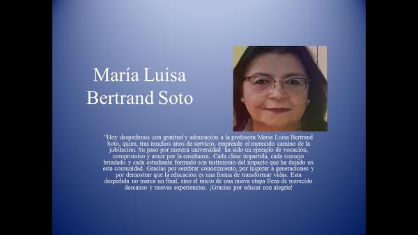 Maria Luisa Bertrand Soto
